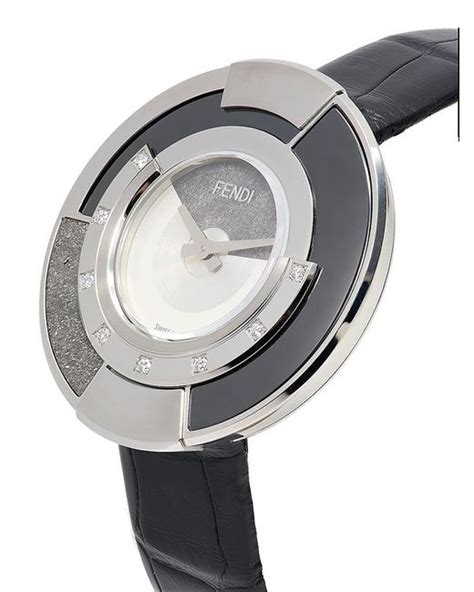 fendi policromia watch|Fendi Policromia 33MM Stainless Steel & Alligator Leather Strap .